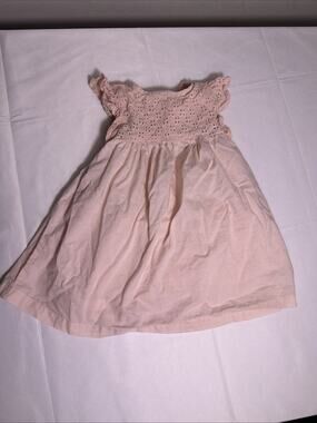 Carters Baby Girls Size 12months Light Pink Dress